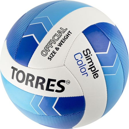 Купить Мяч волейбольный Torres Simple Color любительский р.5 в Чебаркуле 